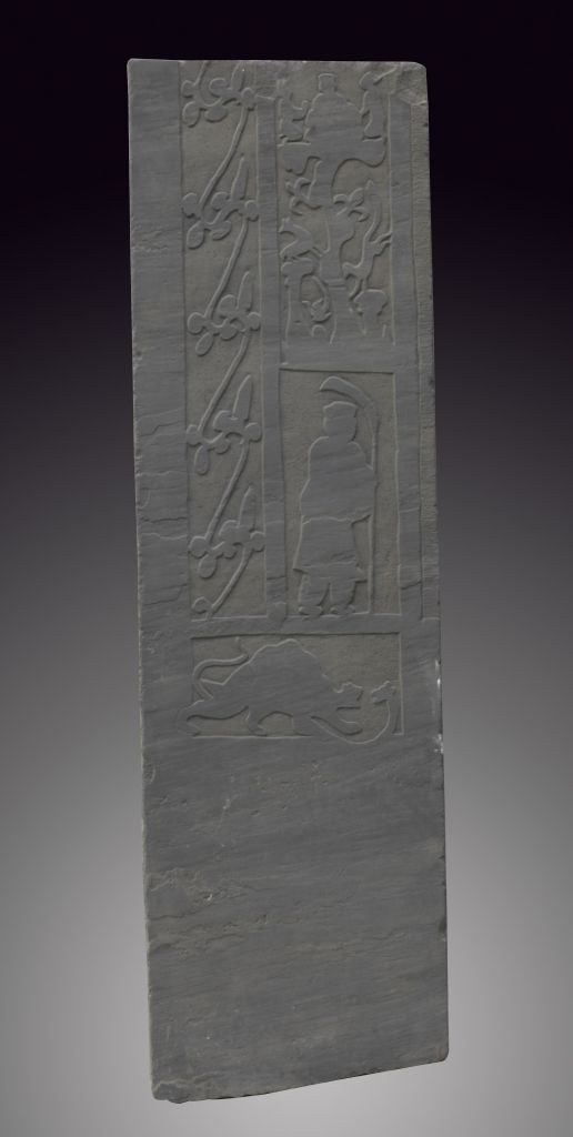 图片[1]-Portrait stone of the official doorpost of Yongcomet Gate-China Archive